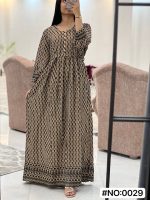 ماکسی ژاکارد تمام گل دوزی